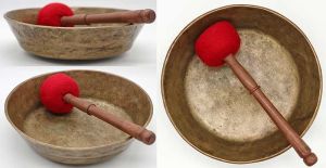 Extraordinary & Mysterious 18th century Divination, Singing & Percussion Bowl