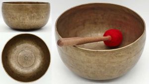 Antique Remuna Singing Bowl – G#3 & D5